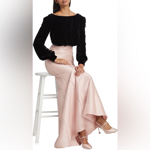 Badgley Mischka Dresses & Skirts - Badgley Mischka Party In The Back Two-Tone Gown